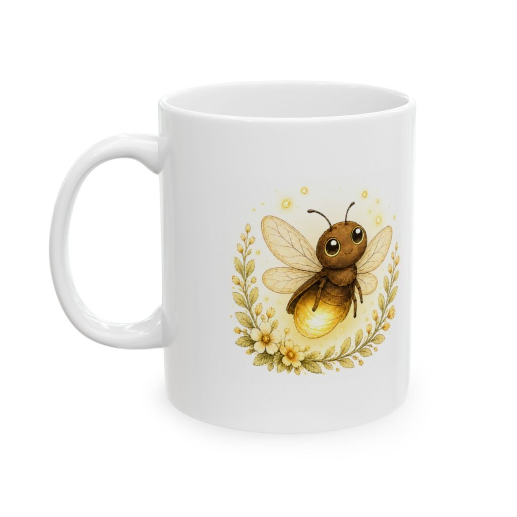 Nature’s Wisdom: Firefly – Ceramic Mug