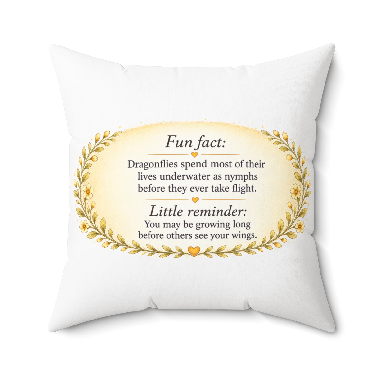 Nature’s Wisdom: Dragonfly – Square Pillow - Image 17
