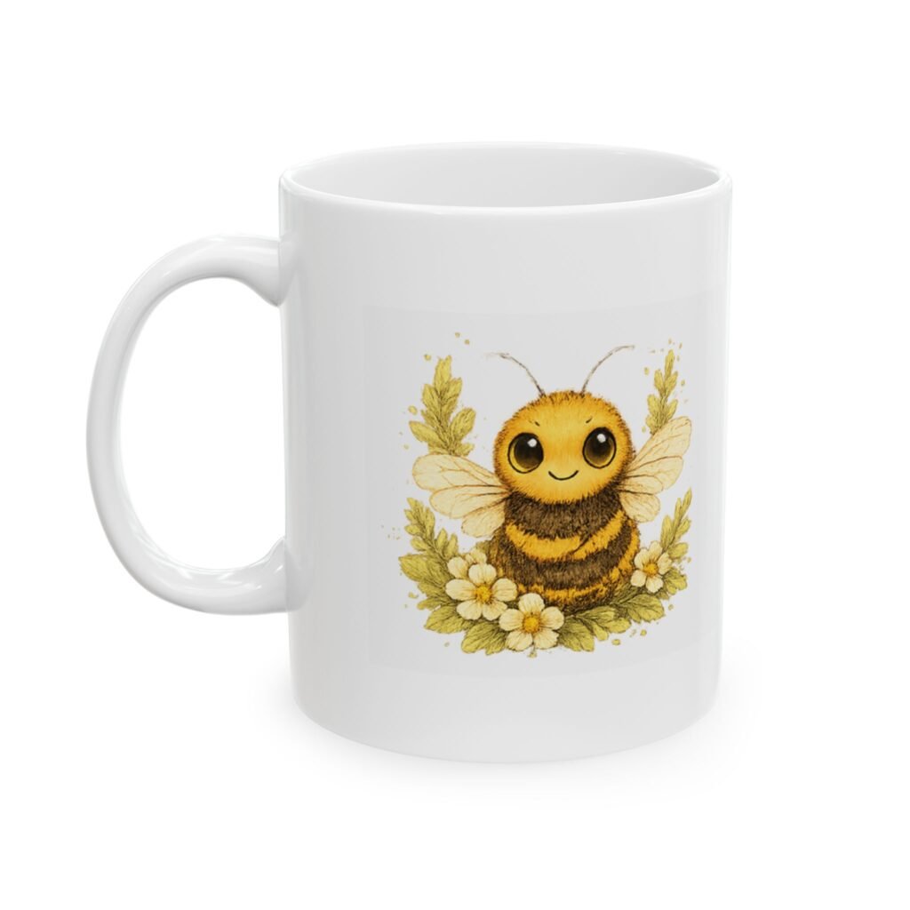 Nature’s Wisdom: Bumblebee – Ceramic Mug