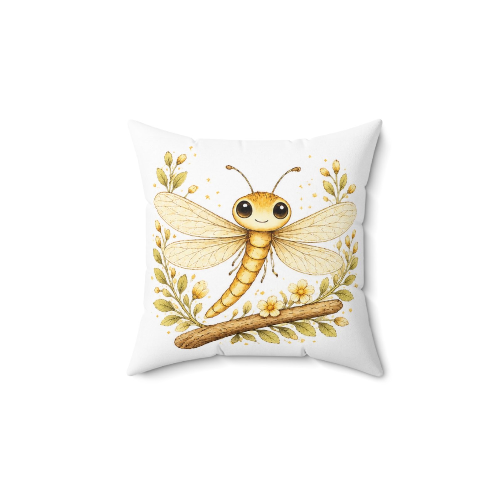 Nature’s Wisdom: Dragonfly – Square Pillow