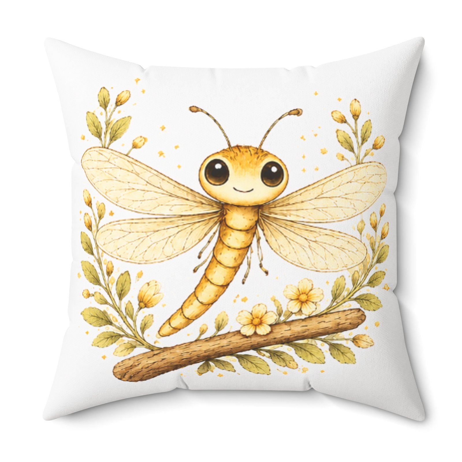 Nature’s Wisdom: Dragonfly – Square Pillow - Image 19