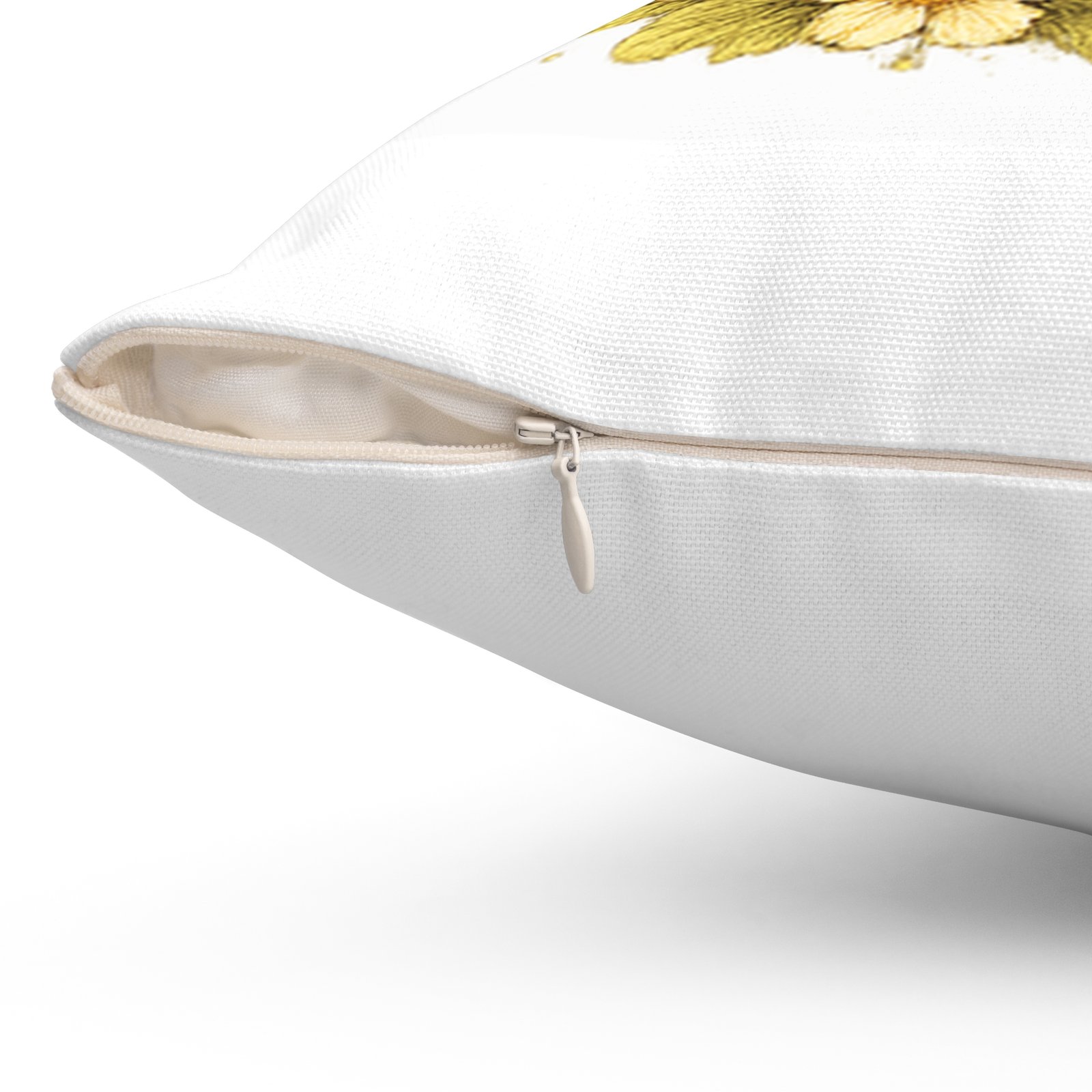 Nature’s Wisdom: Bumblebee – Square Pillow - Image 3